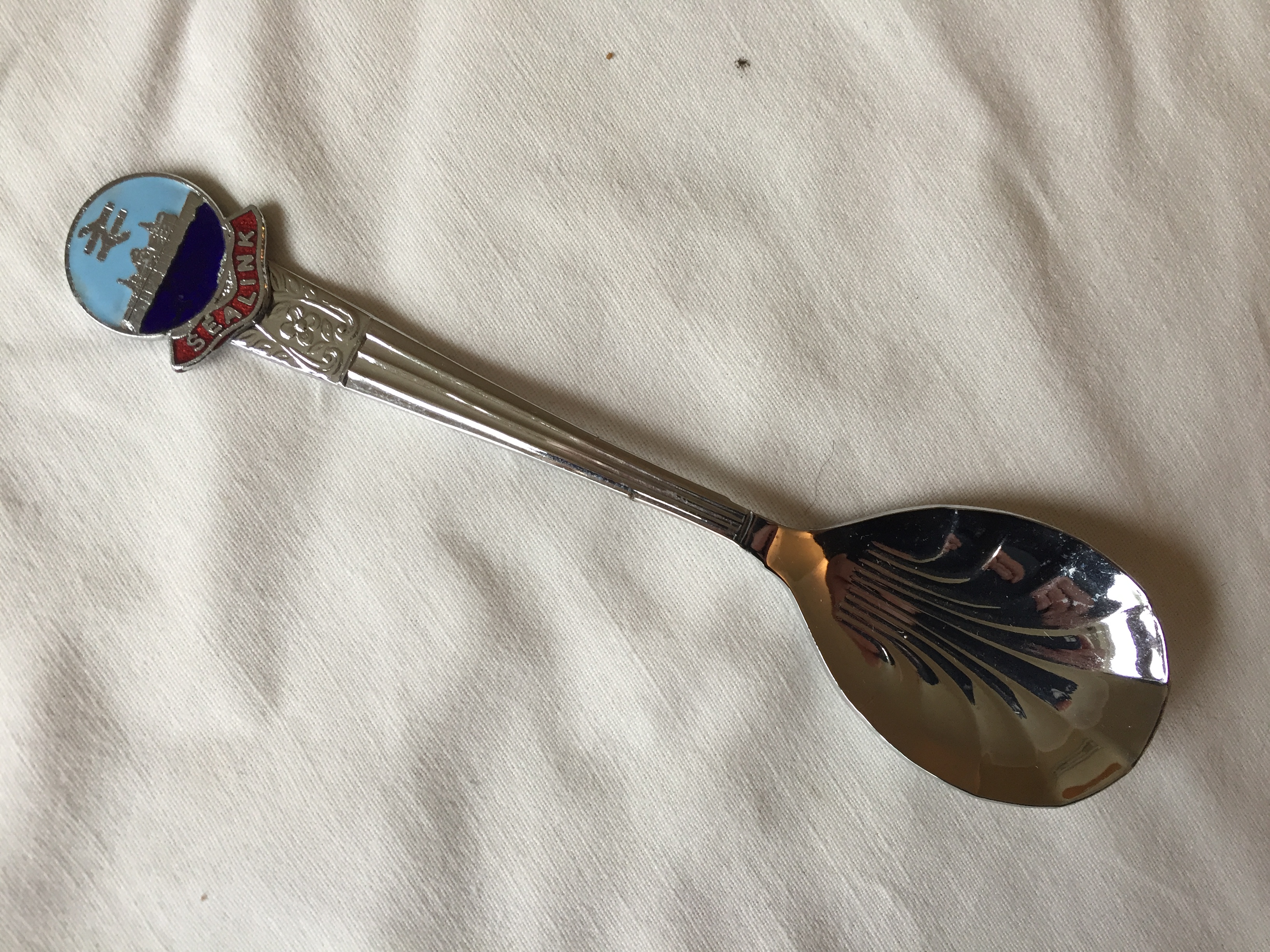 SOUVENIR SPOON FROM THE SEALINK FERRY CROSSING SERVICE